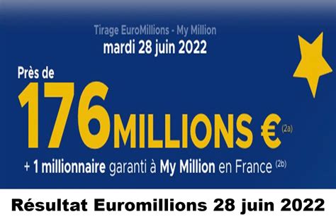resultat euromillions et my million